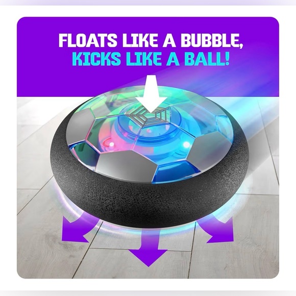 Ninja Blast Hover Rechargeable Soccer Ball Lights Up Brand New - Picture 2 of 12